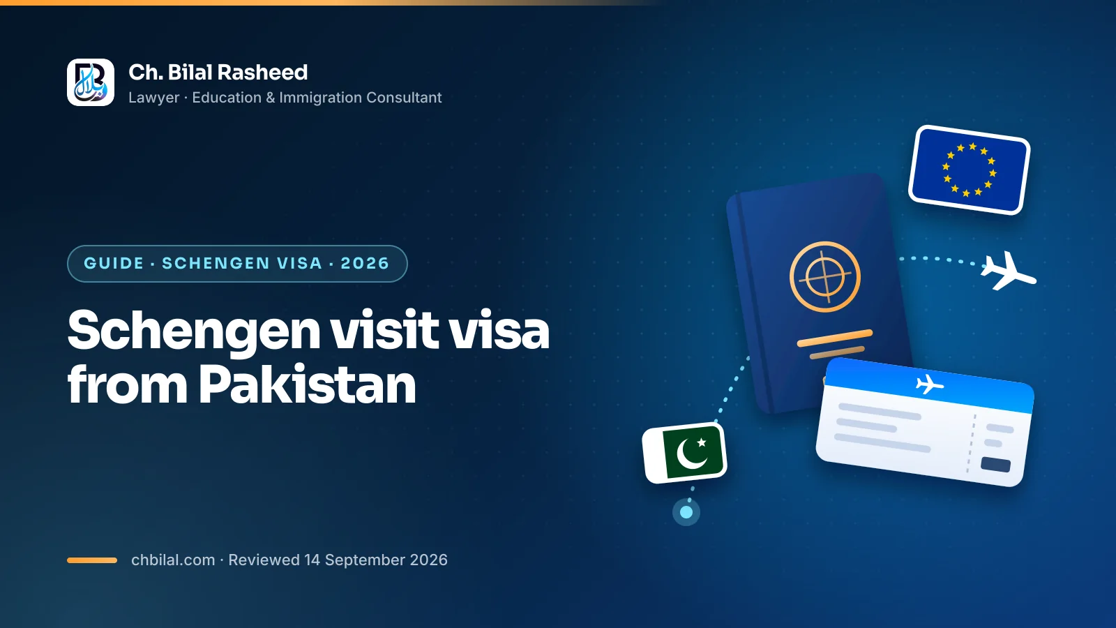 Schengen visit visa explained for Pakistani travellers in 2026