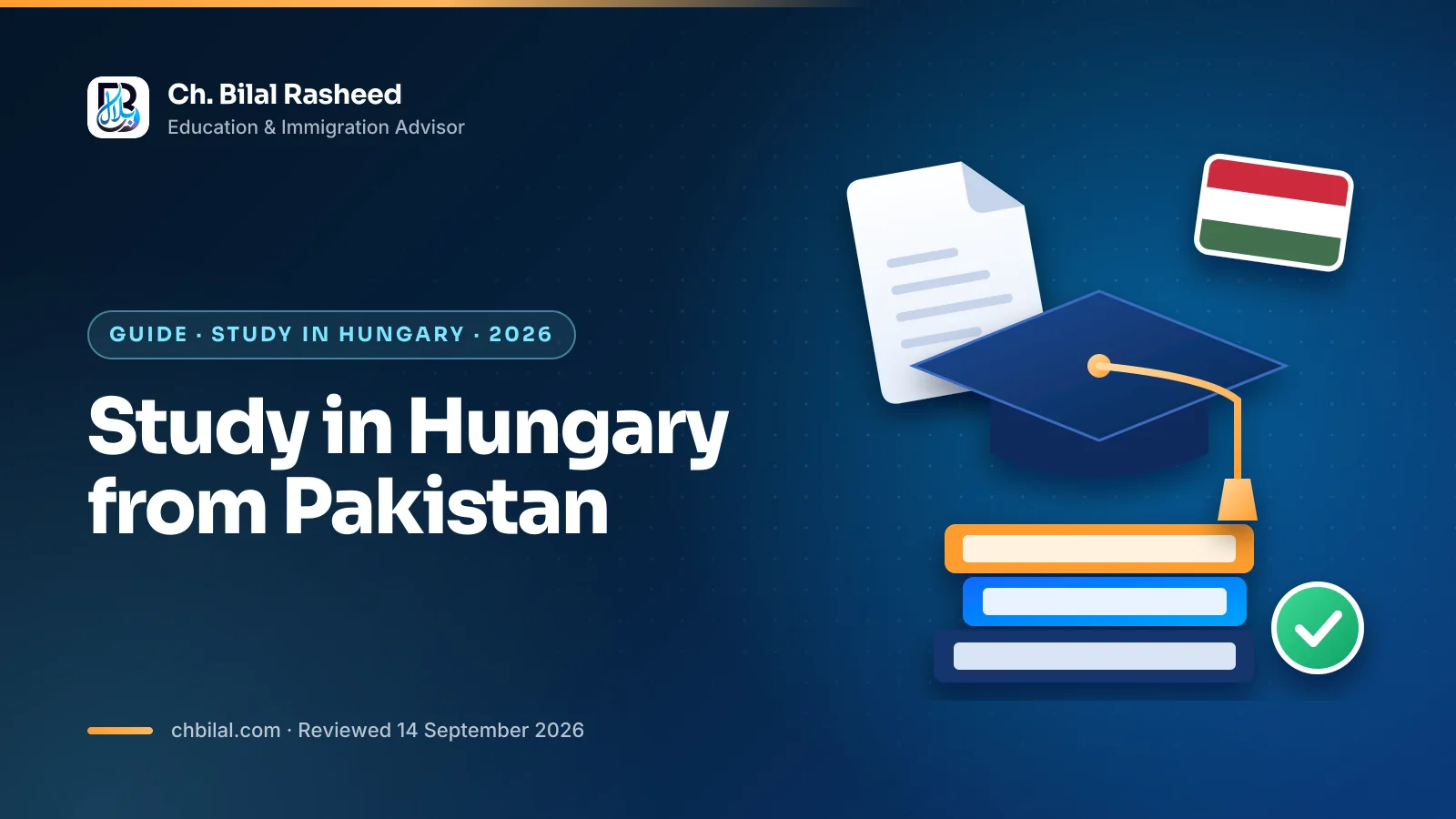 Studying in Hungary on a residence permit for studies explained for Pakistani students in 2026