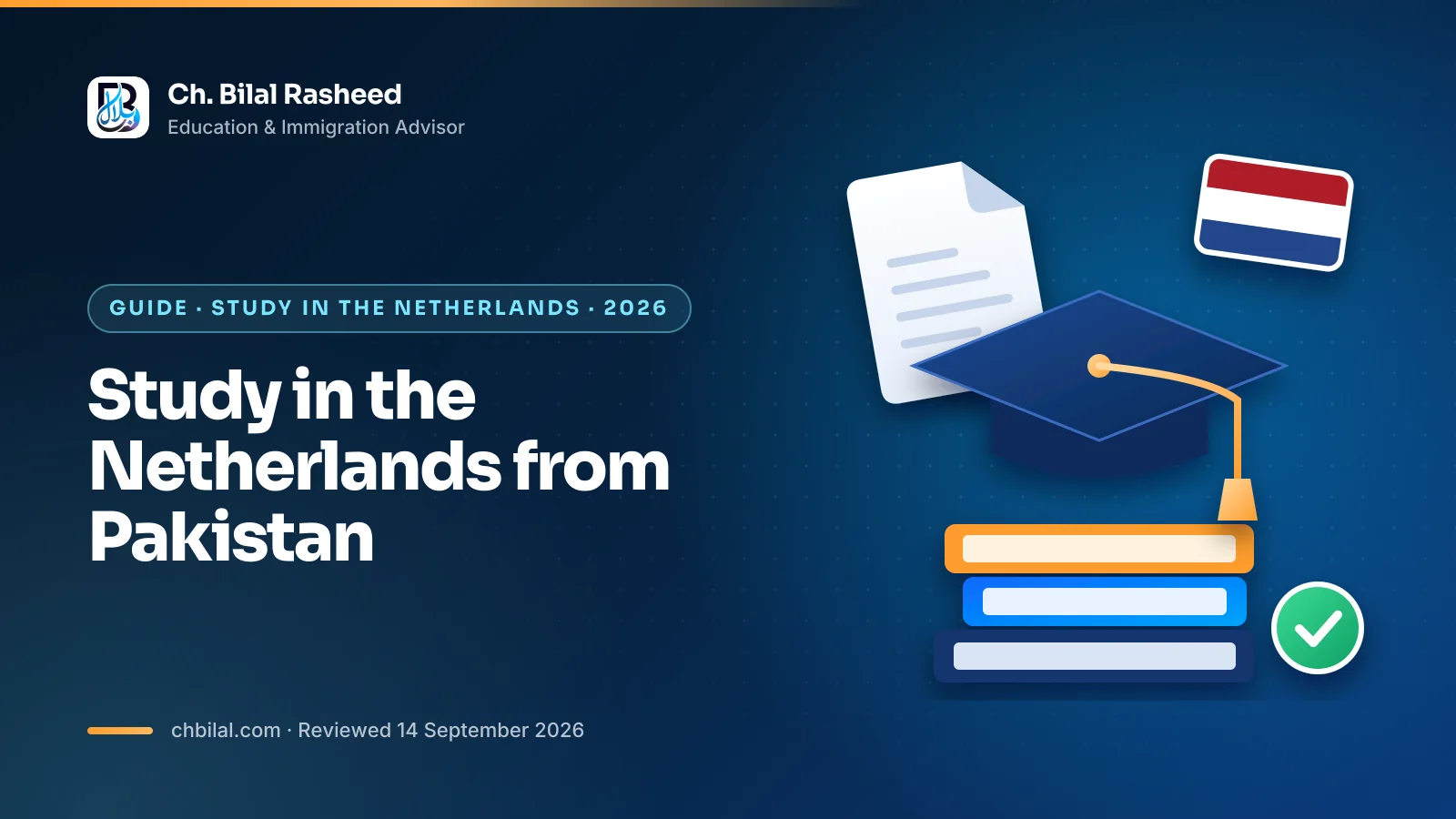 Studying in the Netherlands on a student residence permit explained for Pakistani students in 2026
