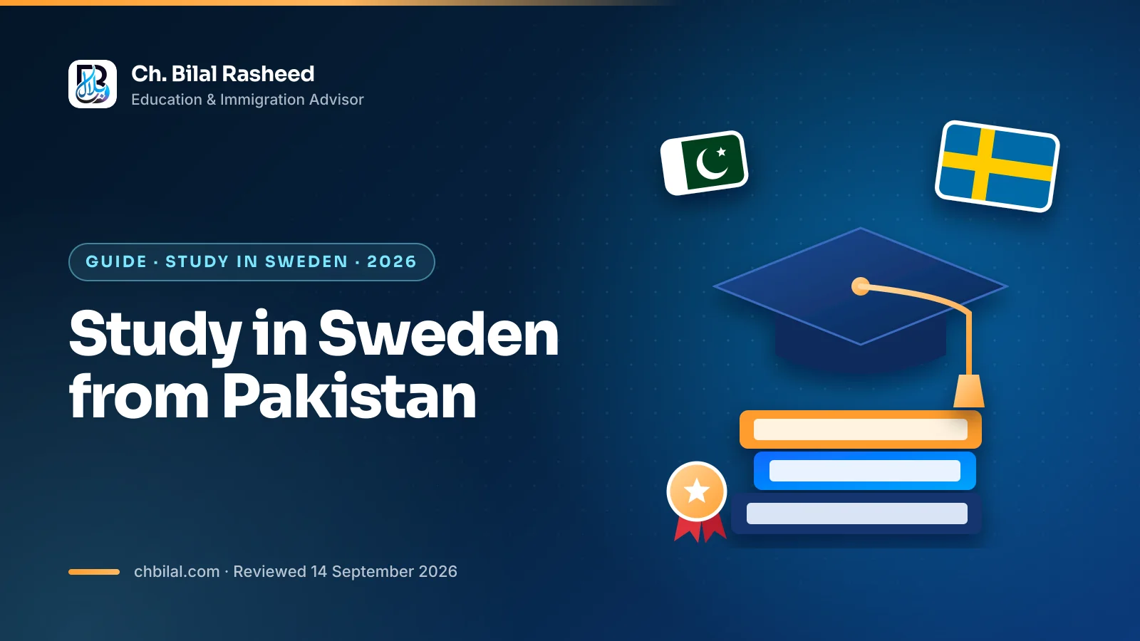 Studying in Sweden on a residence permit for studies explained for Pakistani students in 2026